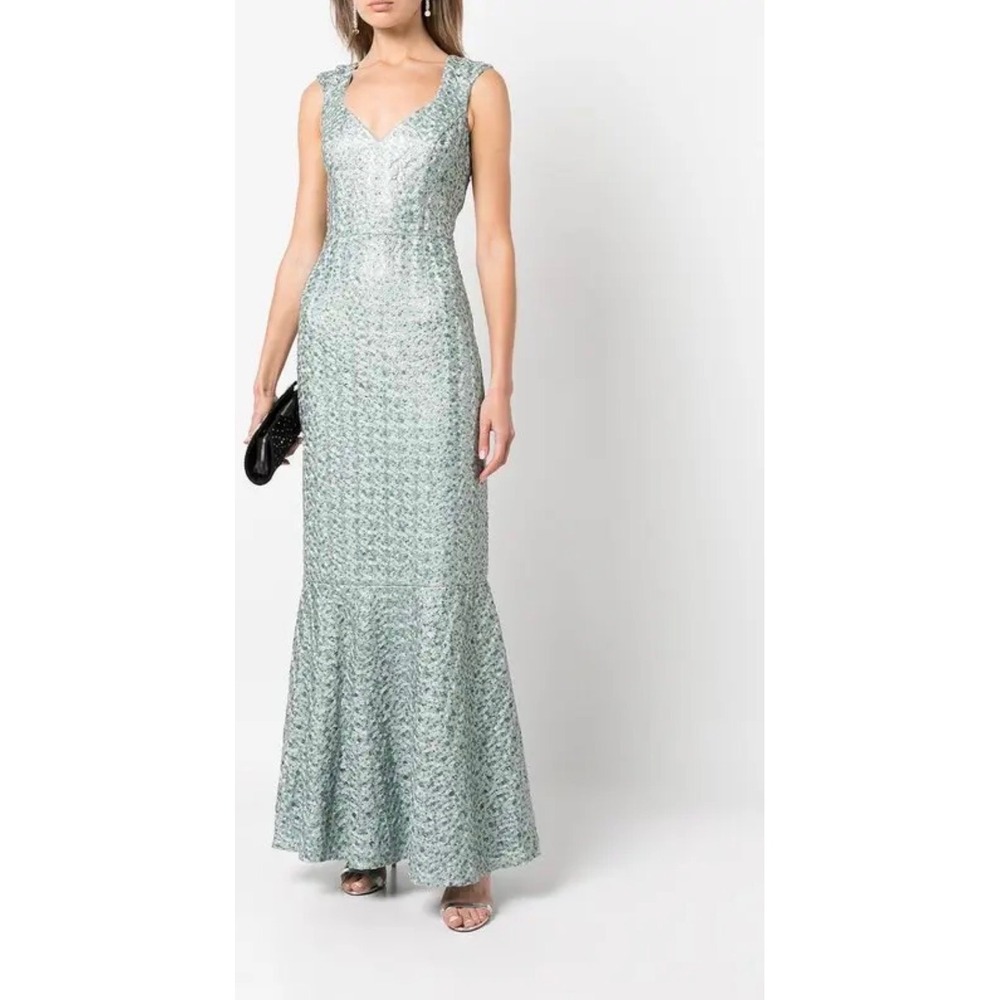 Aidan Mattox Gown Womens 2 Celadon Green New Sweetheart Mermaid Gown MD1E206980